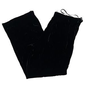 Eileen Fisher Velvet Wide-Leg Ankle Pants